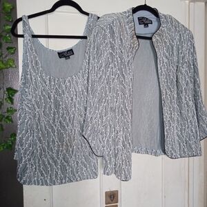 3x blazer with matching top